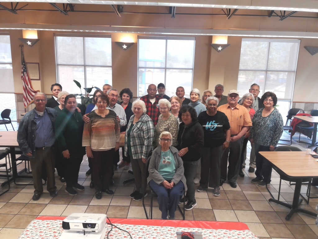 group pic a picture of a group of people from the senior center
