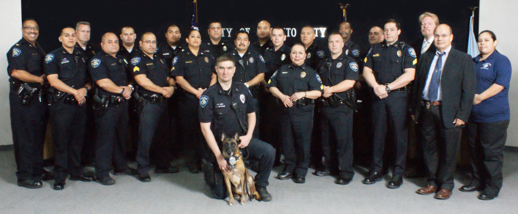 Jac City Cropped An image of the policemen and women that staff the Jacinto City Police Department